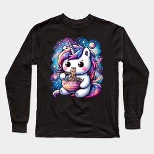 Space Unicorn Ramen Long Sleeve T-Shirt